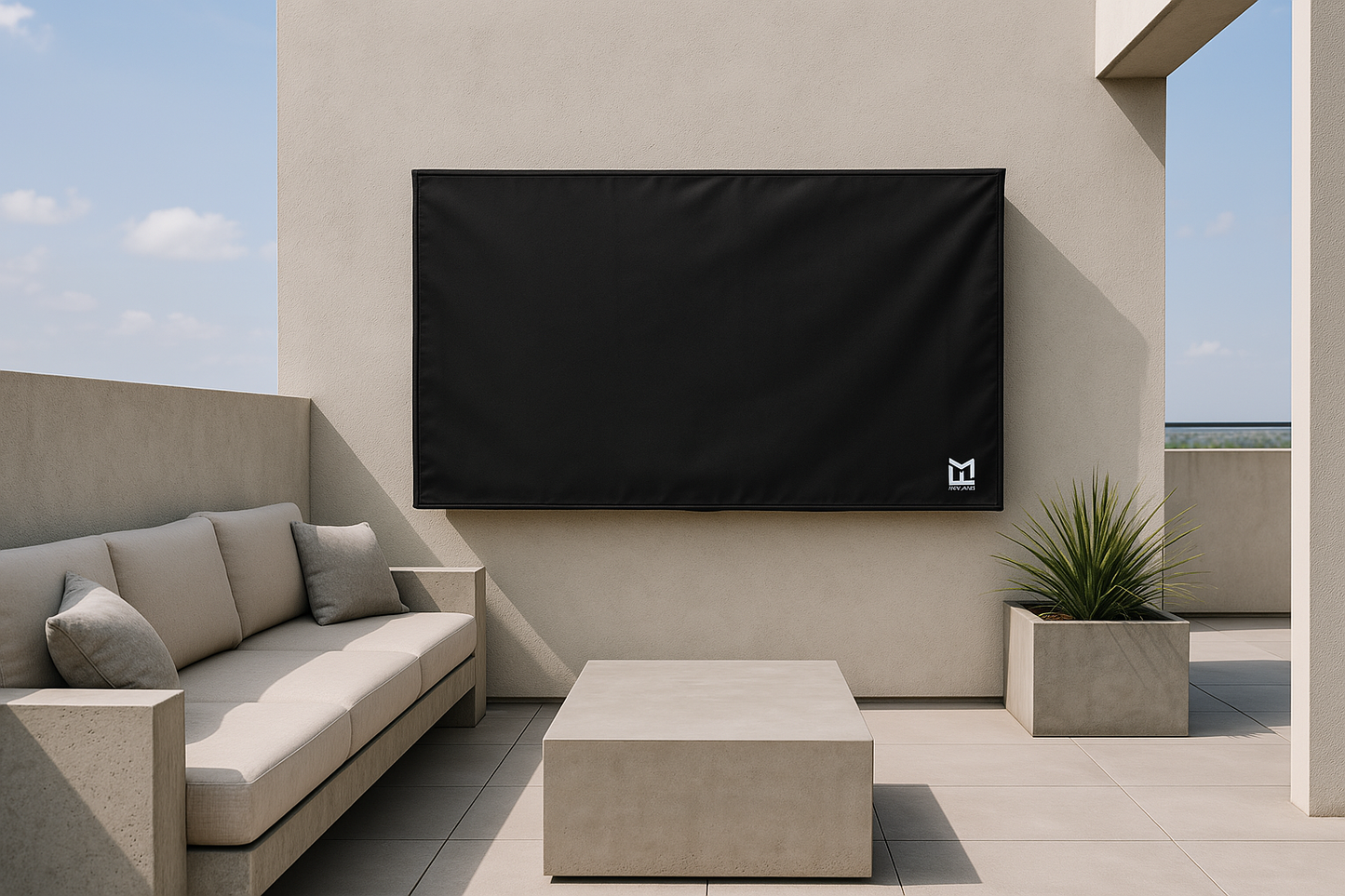 Funda Impermeable Negra Para Tv 50 Calidad Plus
