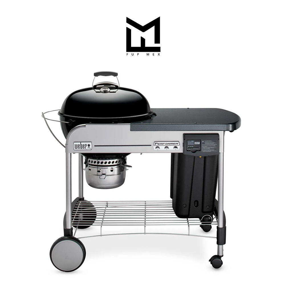 Funda Negra Pasa Asado  Webber Deluxe 22"
